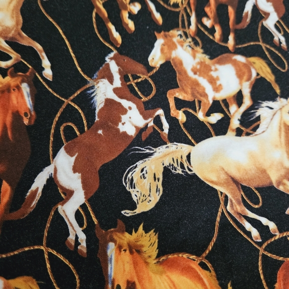 Western Wild Horse Queen Size Pillowcase Set - Picture 4 of 6